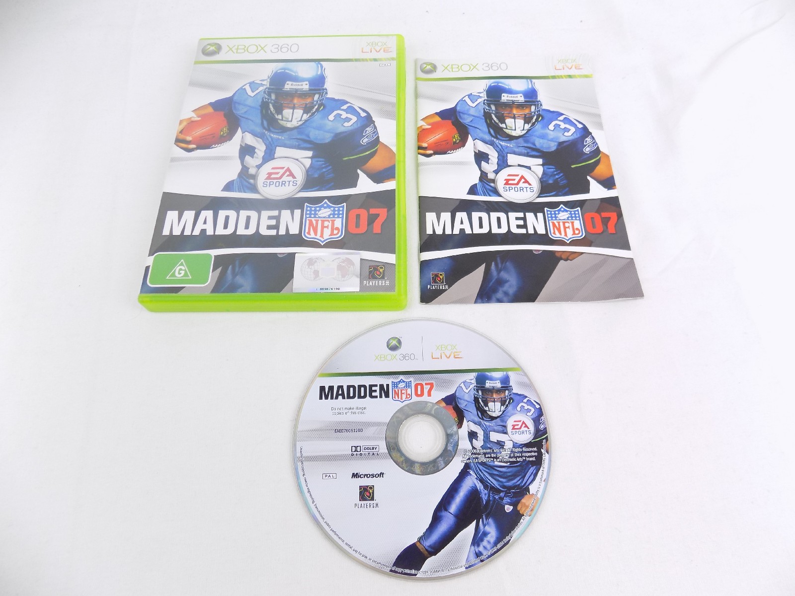 Mint Disc Xbox 360 Madden NFL 07 2007 Free Postage - Chit Club