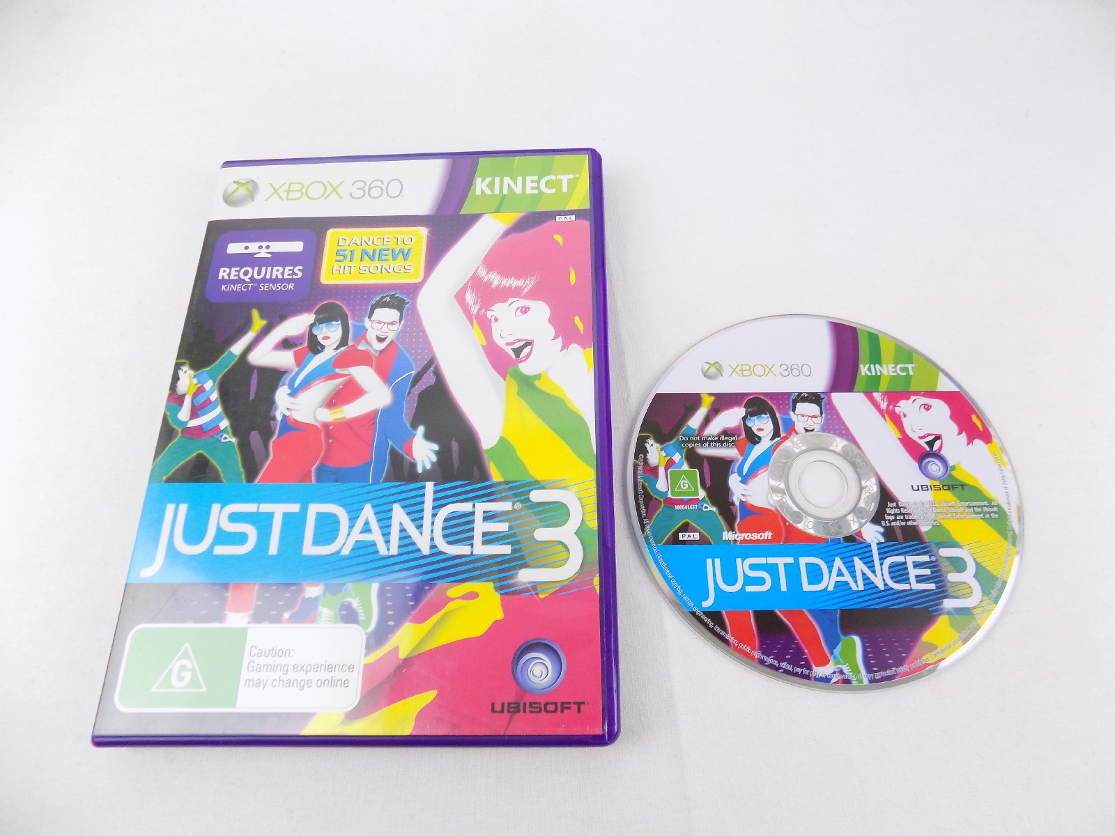 Mint Disc Xbox 360 Just Dance 3 III - No Manual Free Postage ...