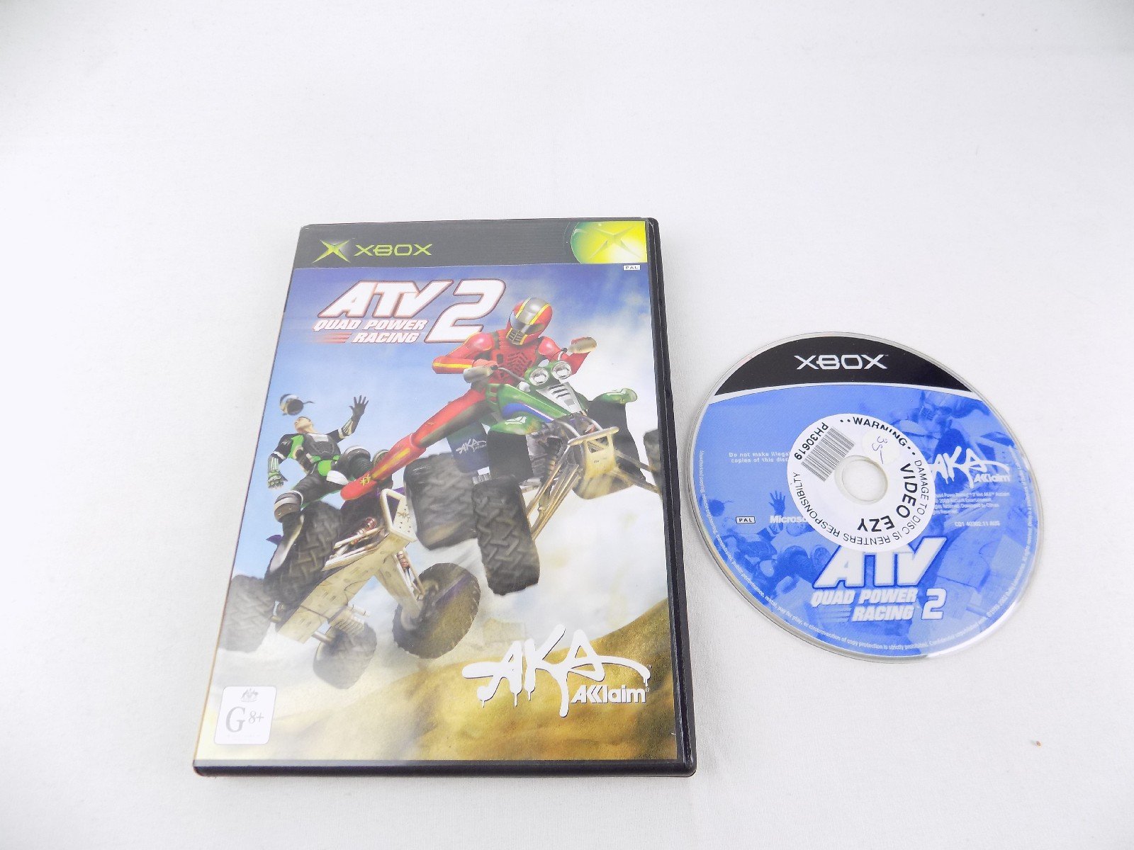 Mint Disc Xbox Original ATV: Quad Power Racing 2 II