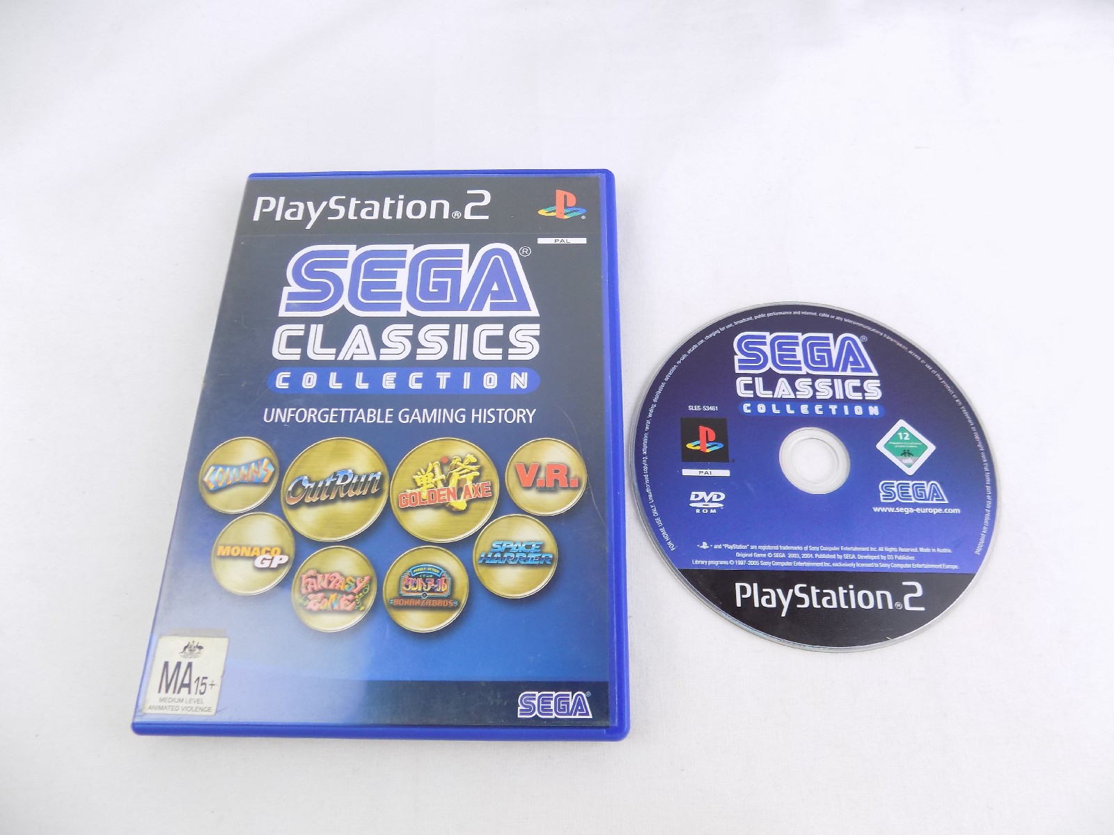 Mint Disc Playstation 2 Ps2 Sega Classics Collection - No Manual Free  Postage