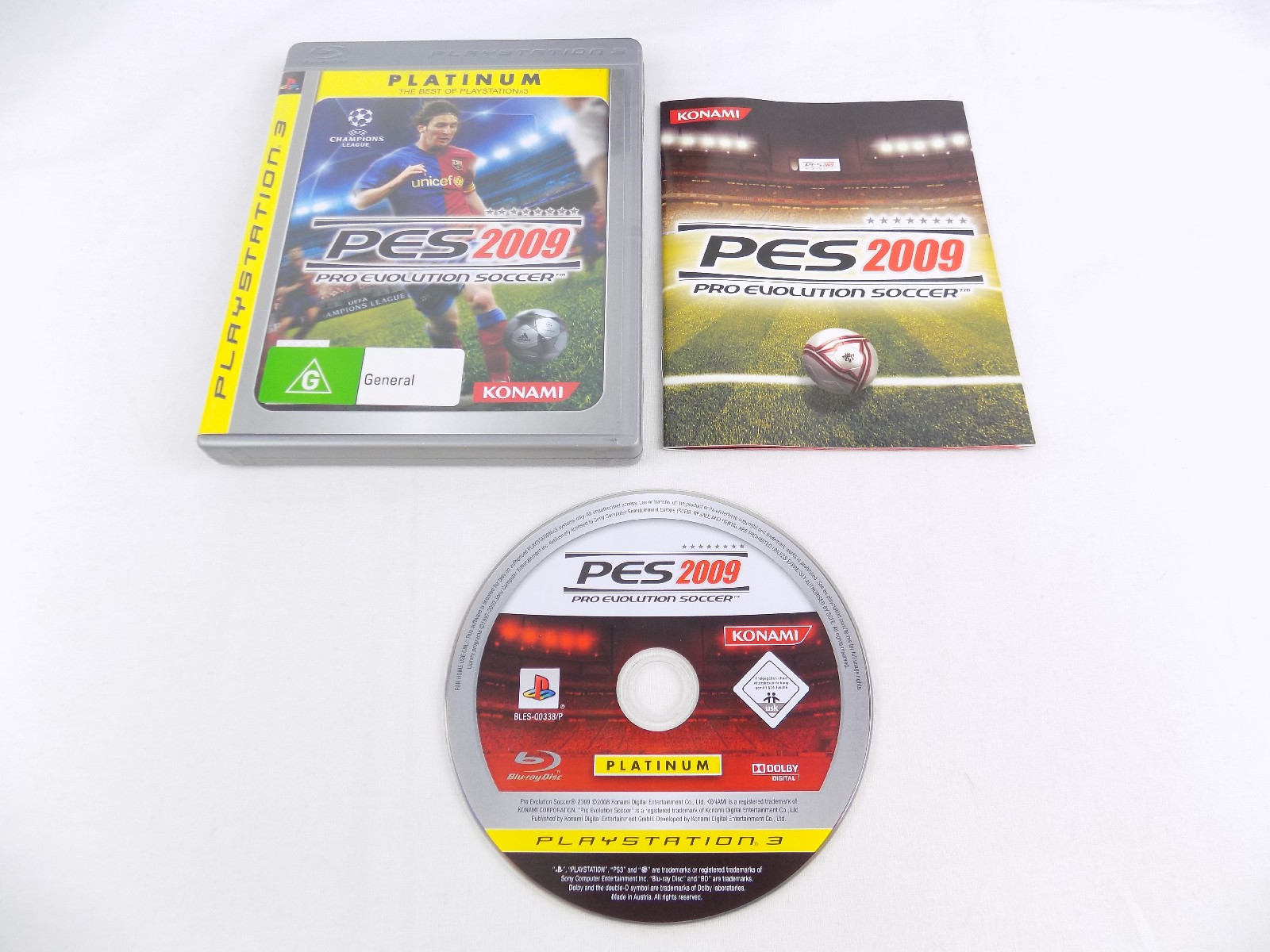 Mint Disc Playstation 3 Ps3 Pro Evolution Soccer PES 2009 2k9 Free Postage  - Starboard Games