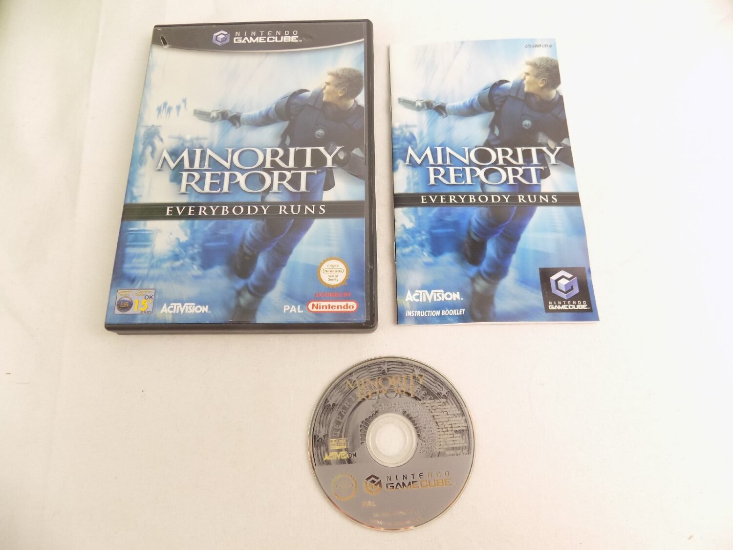 Mint Disc Nintendo Gamecube Minority Report  - Inc Manual