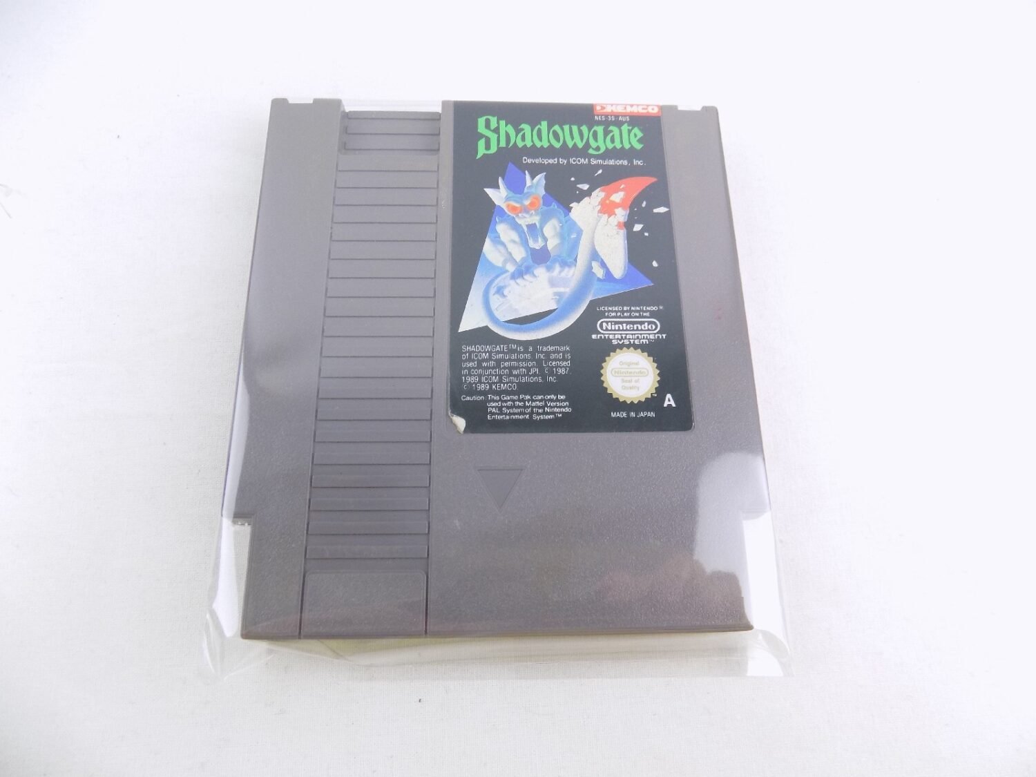 Nintendo NES Like New Shadowgate Shadow Gate - PAL - Grade A