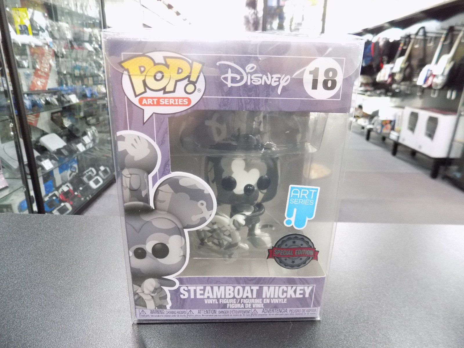 Brand New Funko Pop Art Series Disney Steamboat Mickey 18 Vinyl Figure