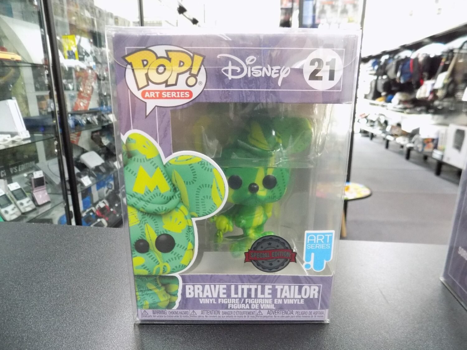 Brand New Funko Pop Art Series Brave Little Tailor Mickey Mouse 21 Vinyl Figure