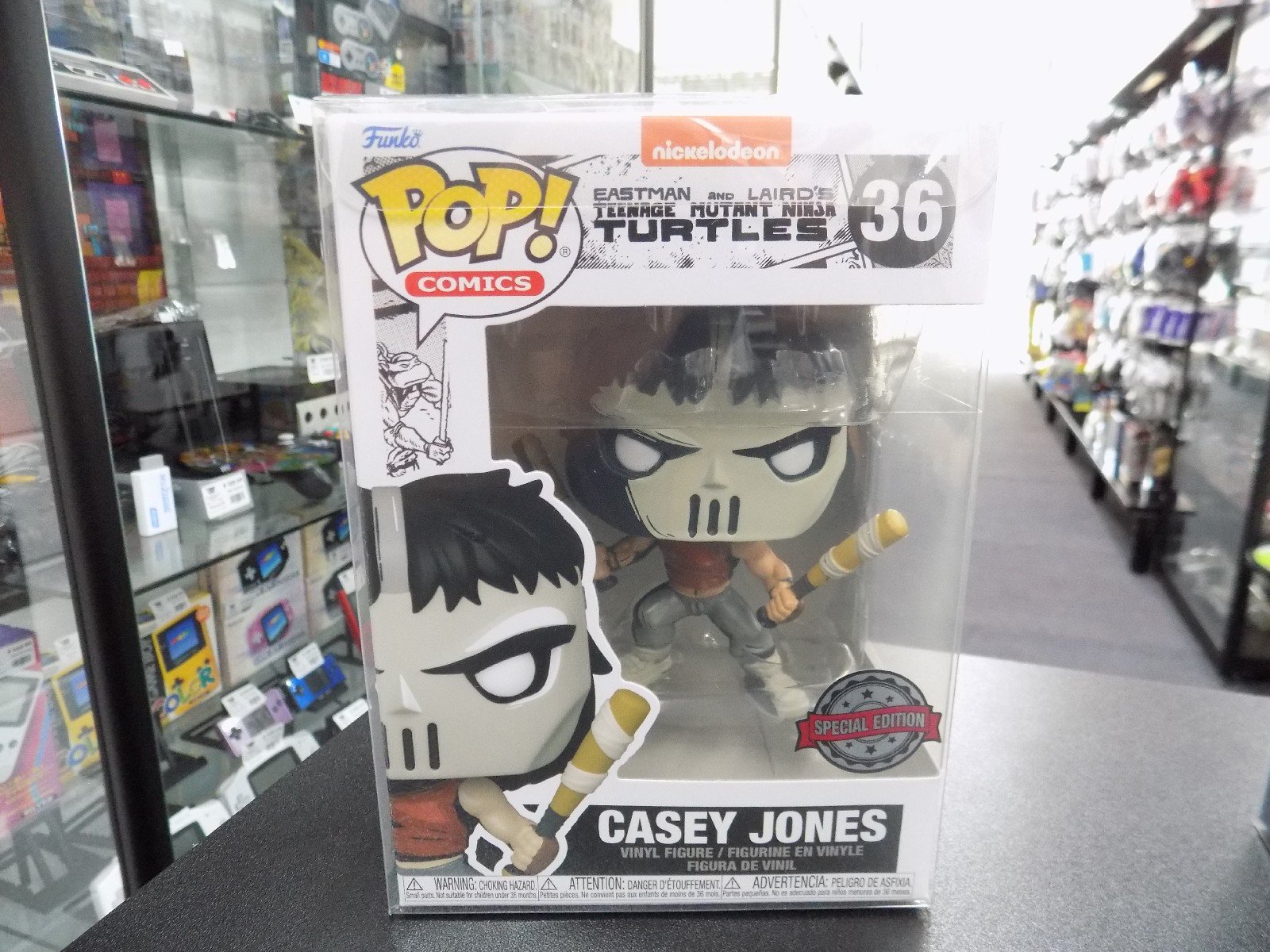 Brand New Funko Pop Teenage Mutant Ninja Turtles Comics Casey Jones 36 Vinyl Figure