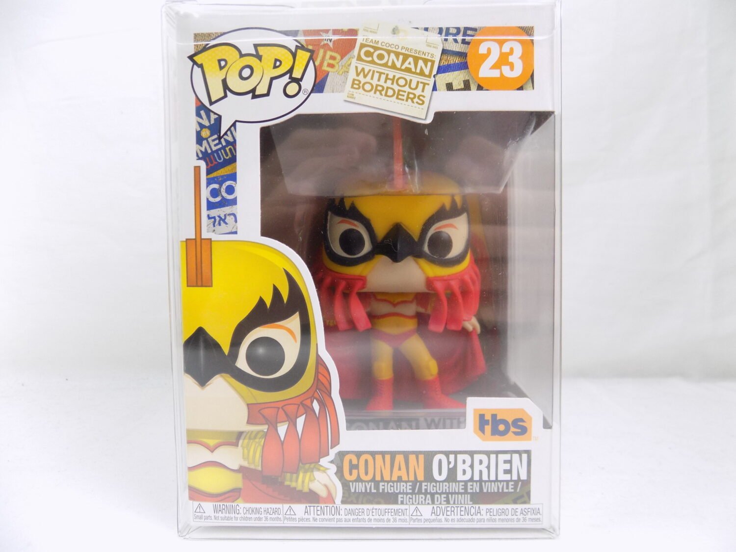 Brand New Funko Pop Luchador Conan O'Brien 23 Conan Without Borders Vinyl Figure