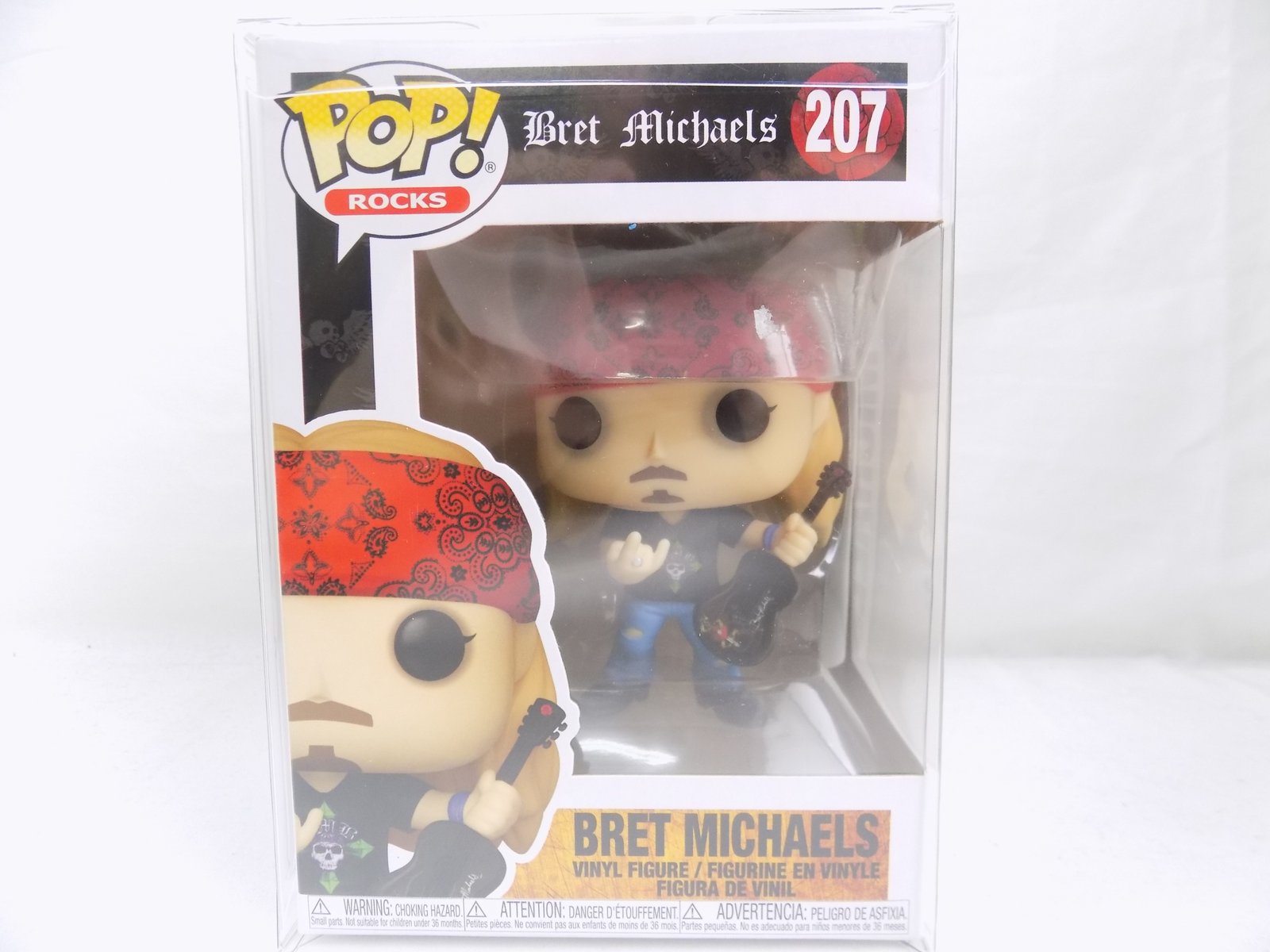 Brand New Funko Pop Bret Michaels 207 Rocks Vinyl Figure