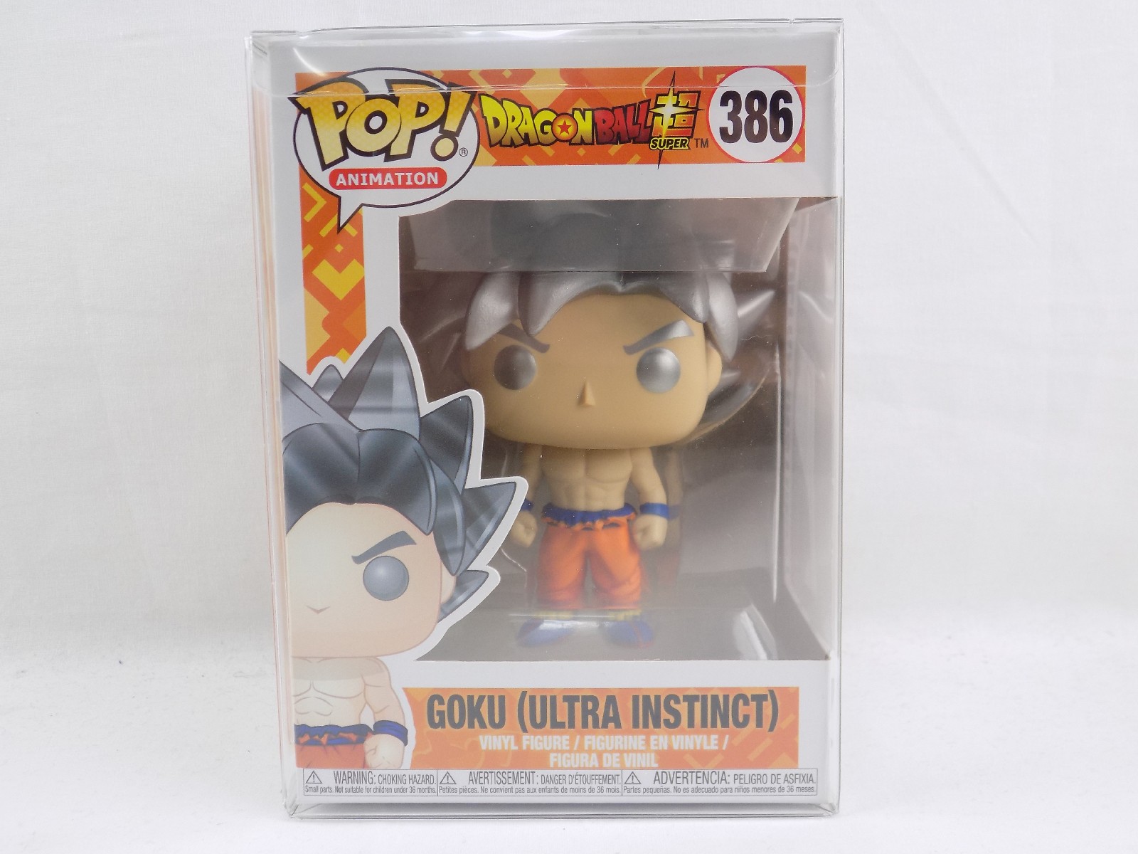 Brand New Funko Pop Goku (Ultra Instinct) 386 Dragonball Super Vinyl ...