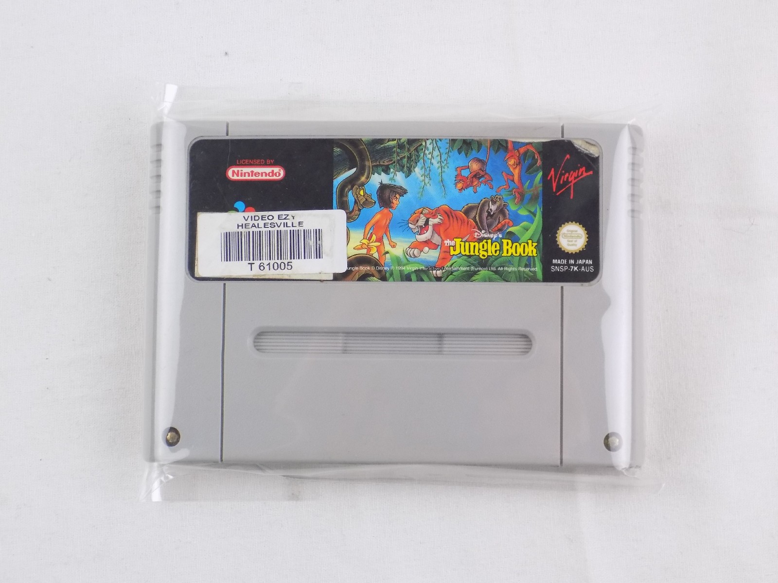 SNES Super Nintendo Disney’s The Jungle Book – PAL – Grade B ...