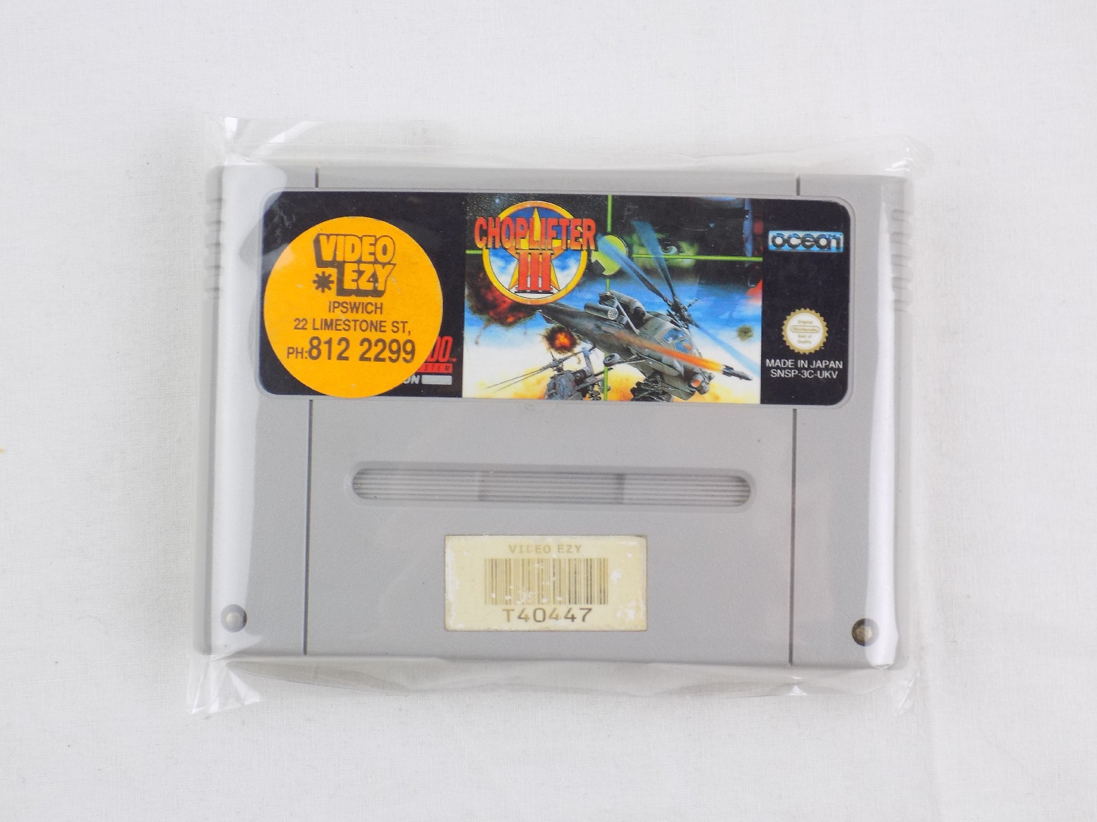 SNES Super Nintendo Choplifter III 3 – PAL – Grade B - Starboard Games