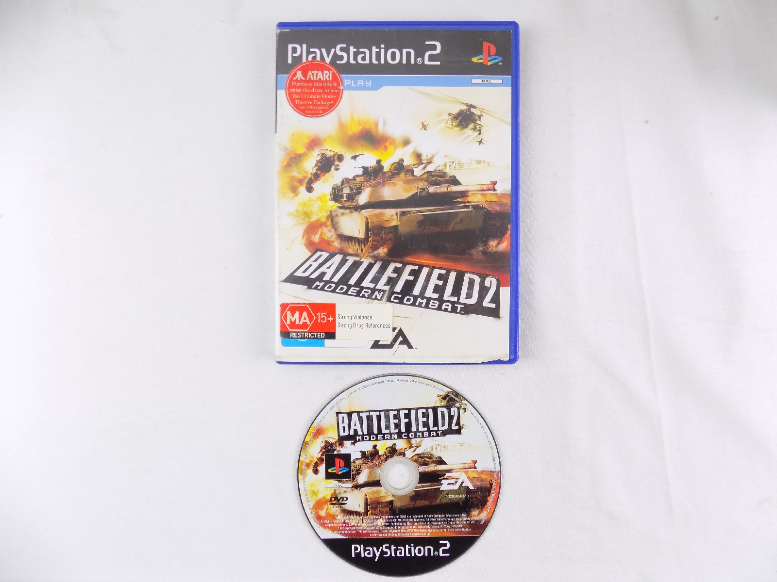 Mint Disc Playstation 2 Ps2 Battlefield 2 Modern Combat - No Manual Free  Postage