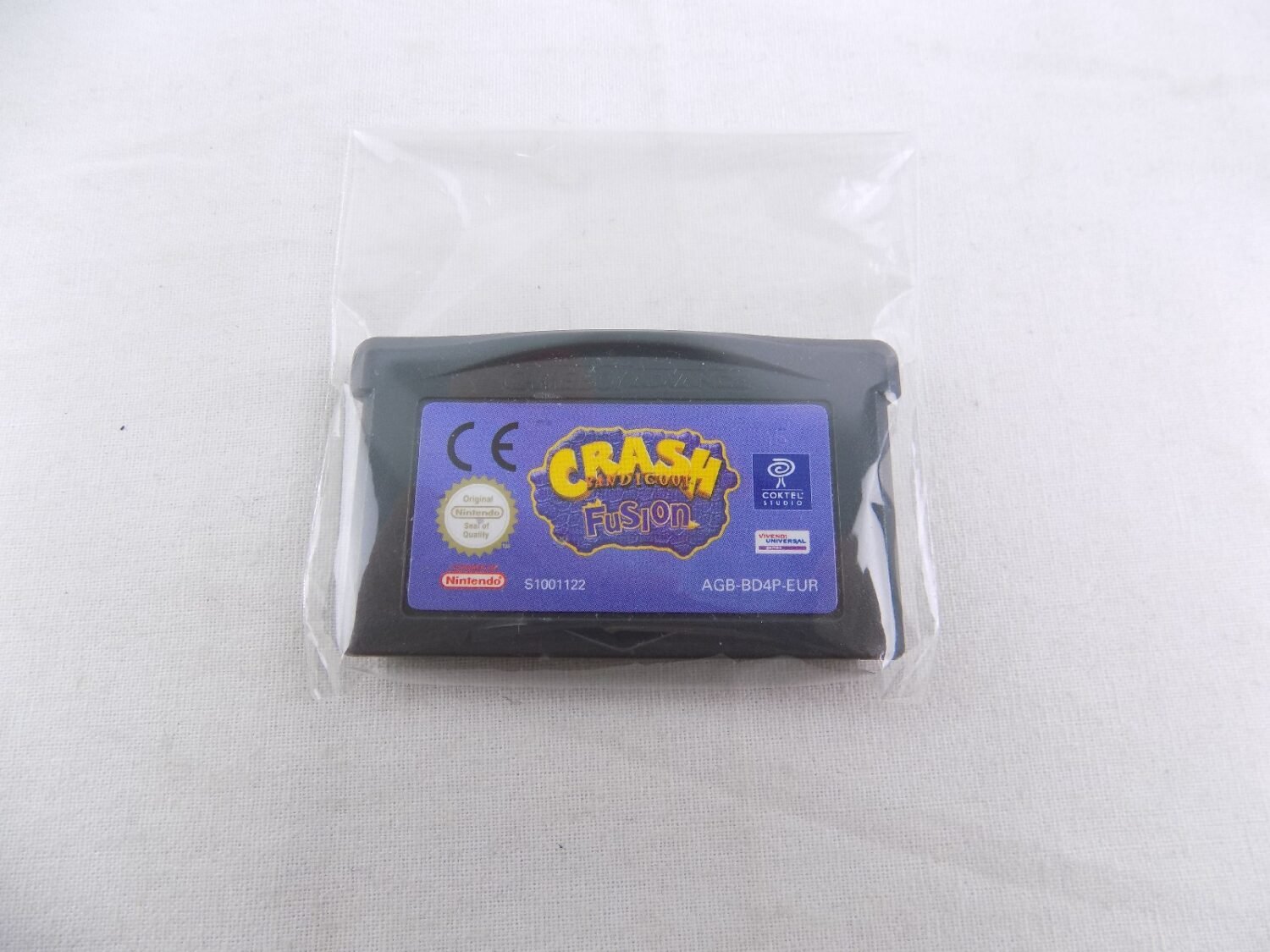 Gameboy Like New Game Boy Advance GBA Crash Bandicoot Fusion Grade A