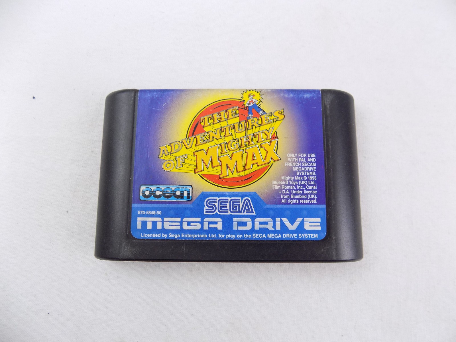 Sega Mega Drive The Adventures Of Mighty Max - PAL - Grade A ...