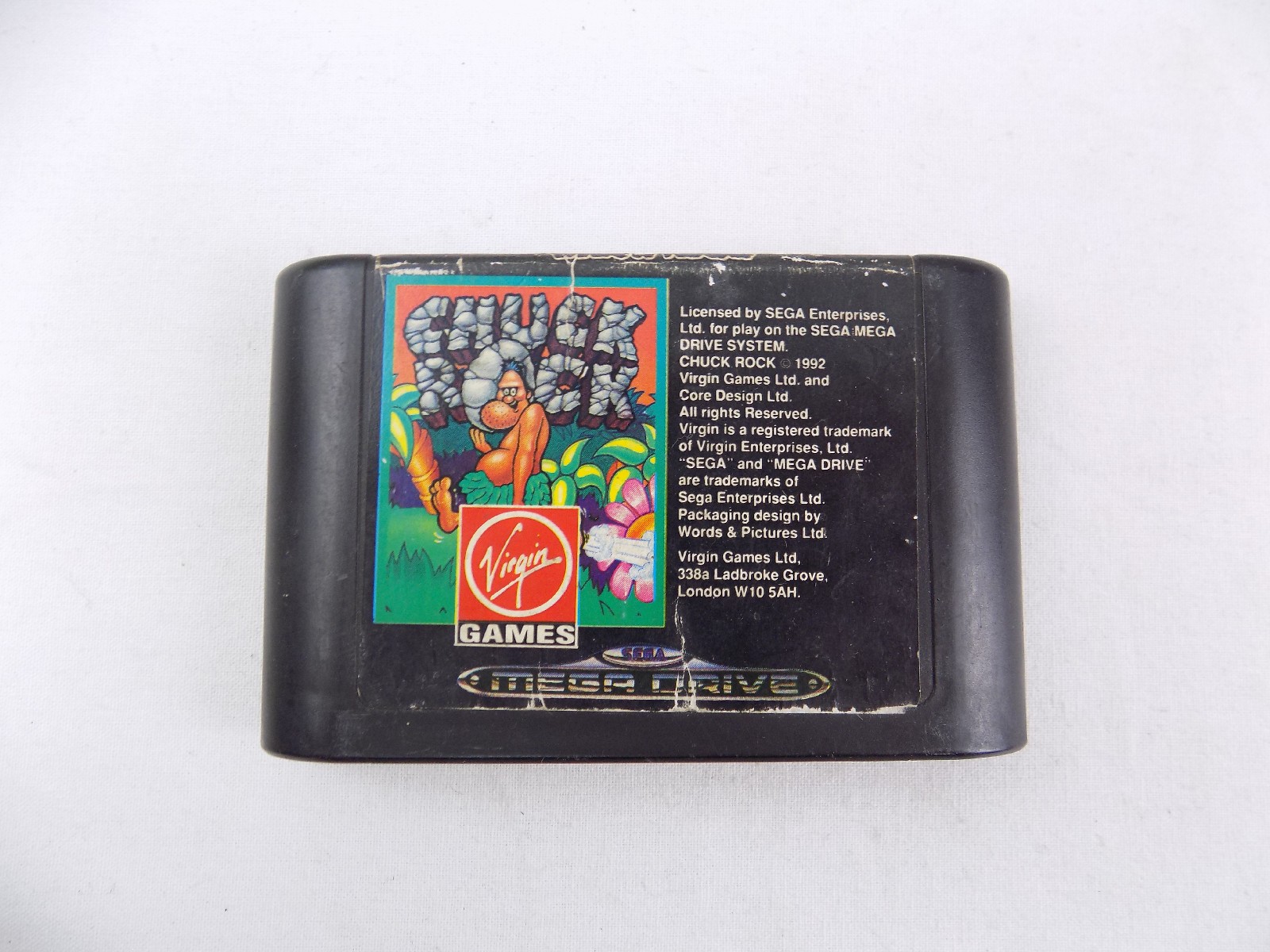 Sega Mega Drive Chuck Rock - PAL - Grade A