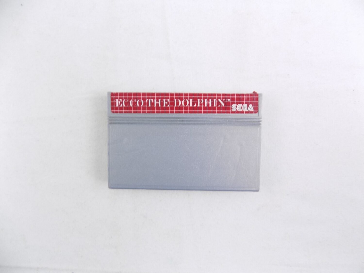Sega Master System Ecco The Dolphin Silver Cartridge - PAL - Grade A