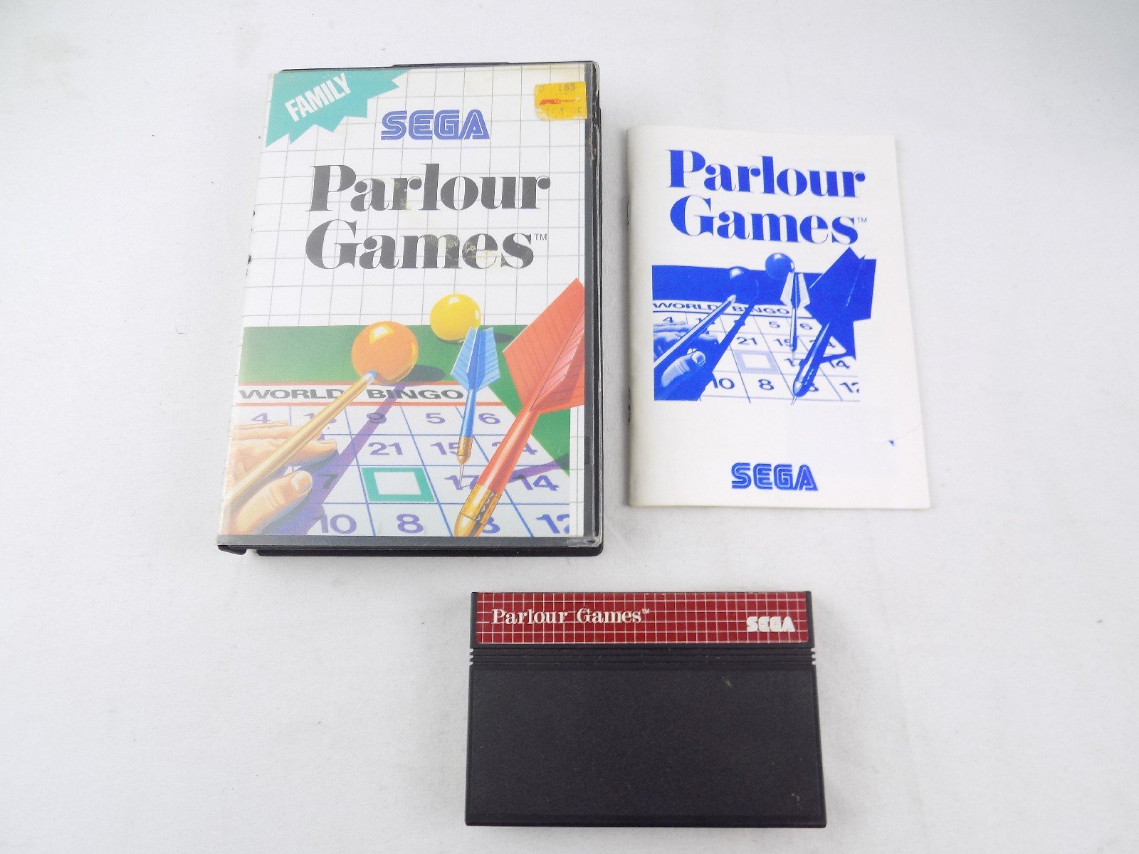 Boxed Sega Master System Parlour Games - Inc Manual