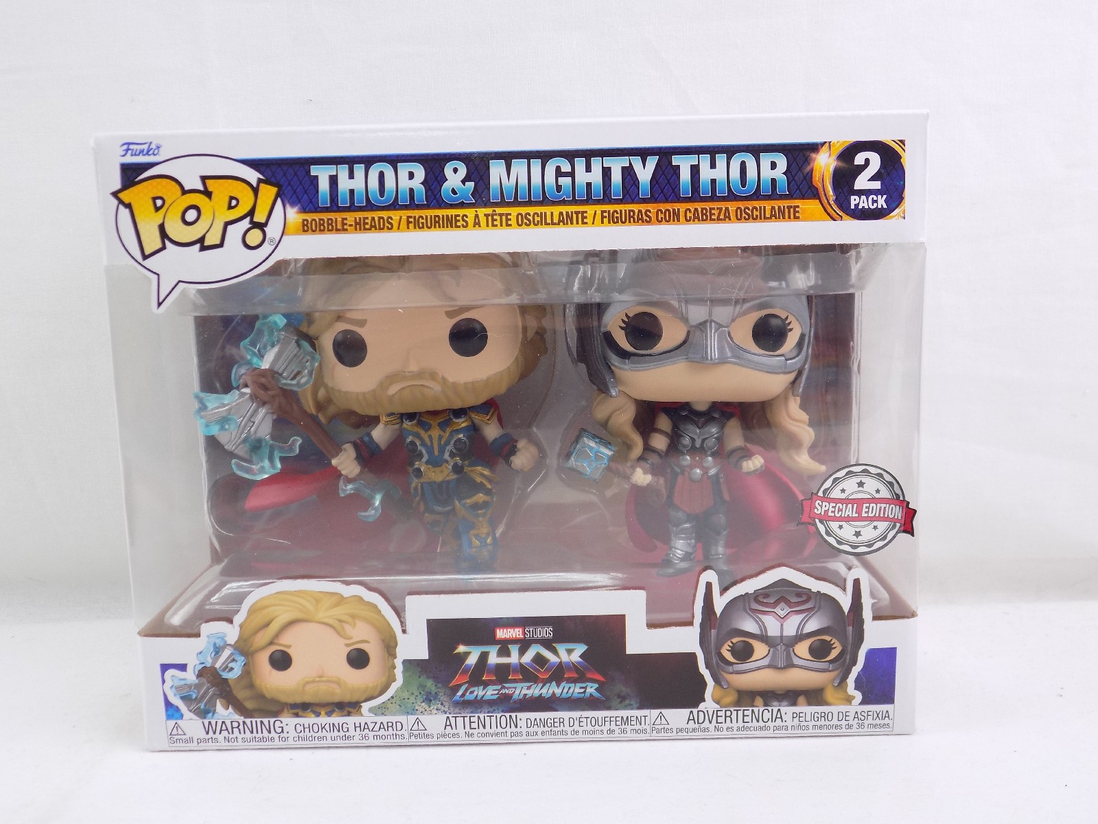 Brand New Funko Pop Thor & Mighty Thor 2-Pack Marvel Thor Love And ...