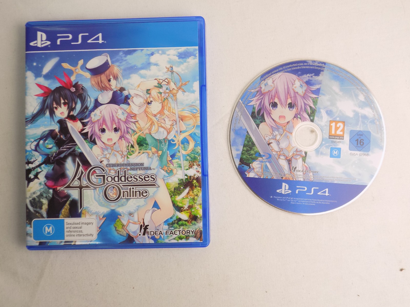 Mint Disc Playstation 4 Ps4 Cyberdimension Neptunia: 4 Free Postage ...