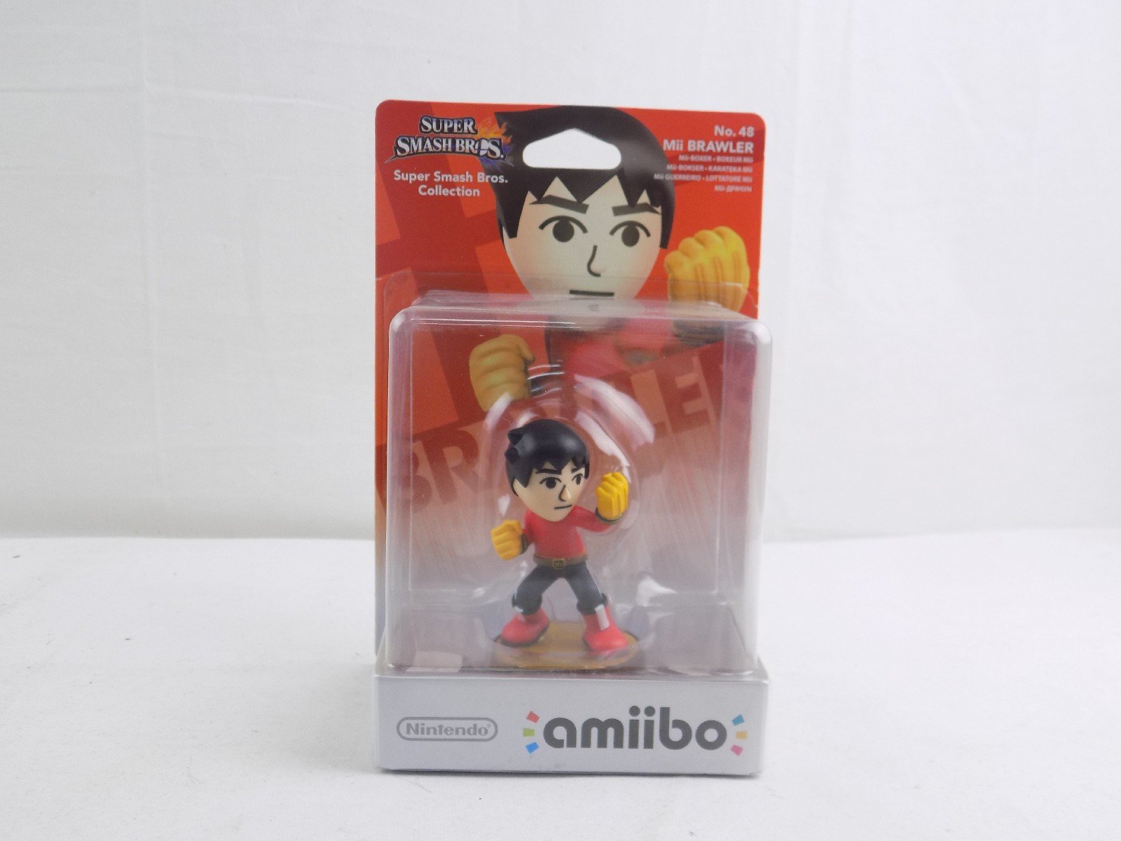 Boxed Nintendo Amiibo Mii Brawler Super Smash Bros.