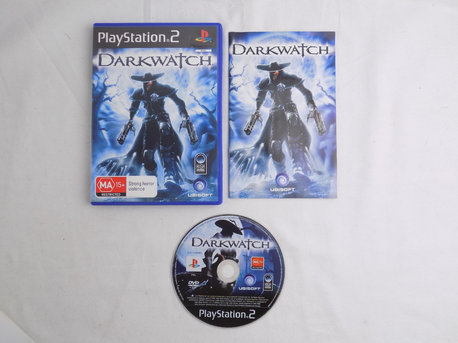 Mint Disc Playstation 2 Ps2 DARKWATCH – Inc Manual Free Postage ...