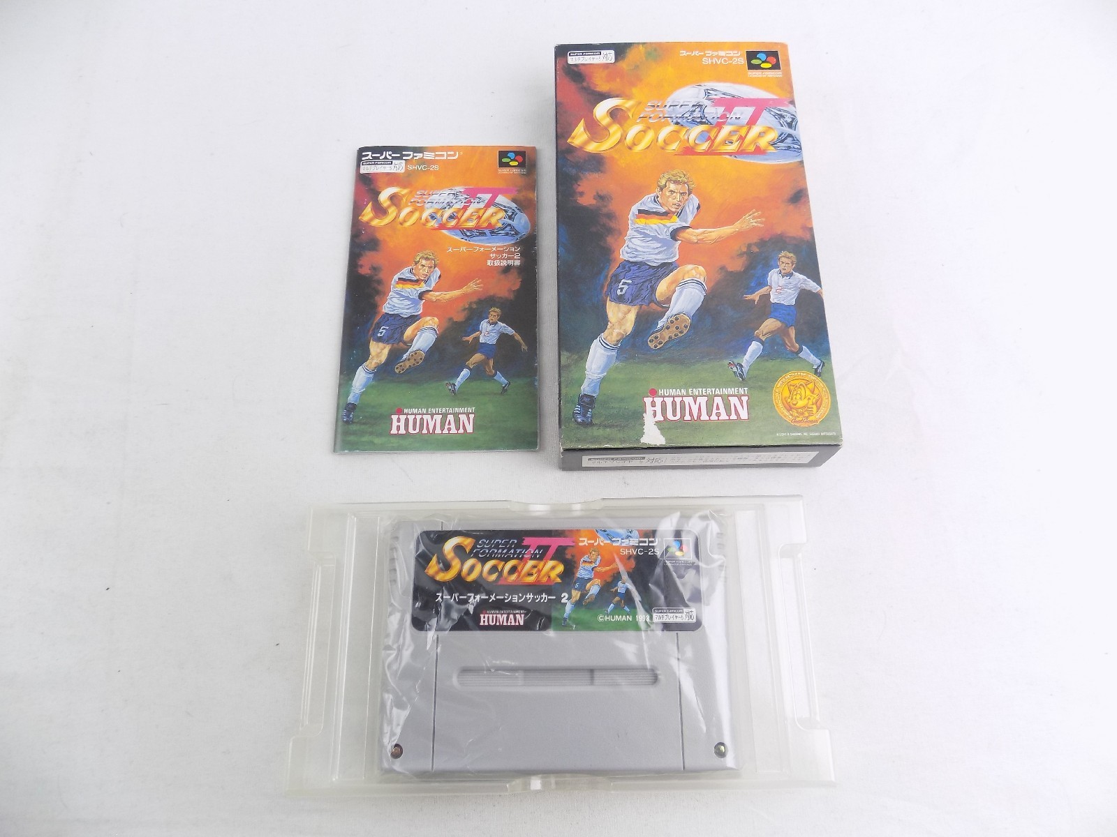 Super Famicom Super Formation Soccer Inc Manual Japan Region