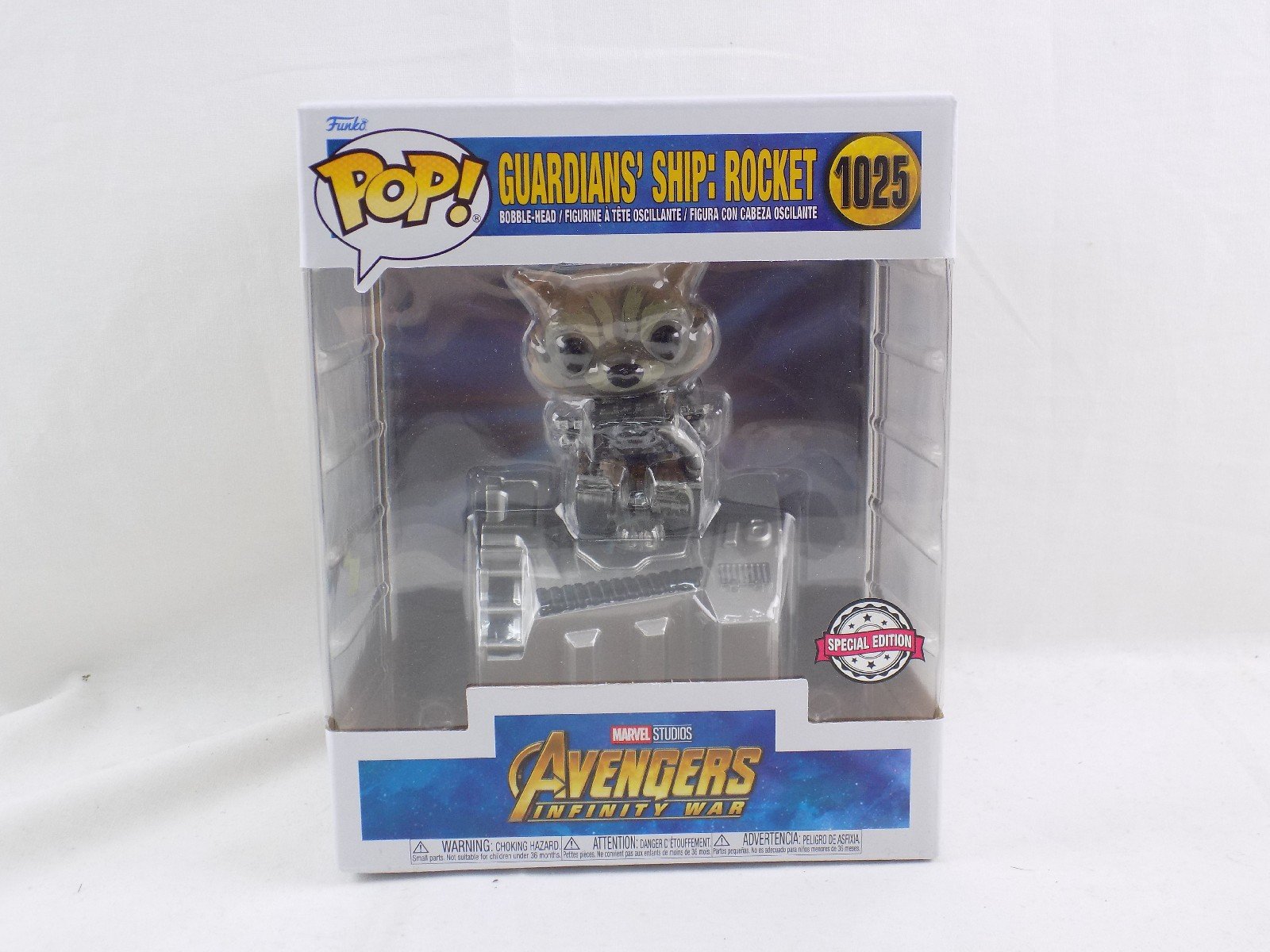 Brand New Funko Pop Rocket Raccoon Guardians' Ship Diorama #1025