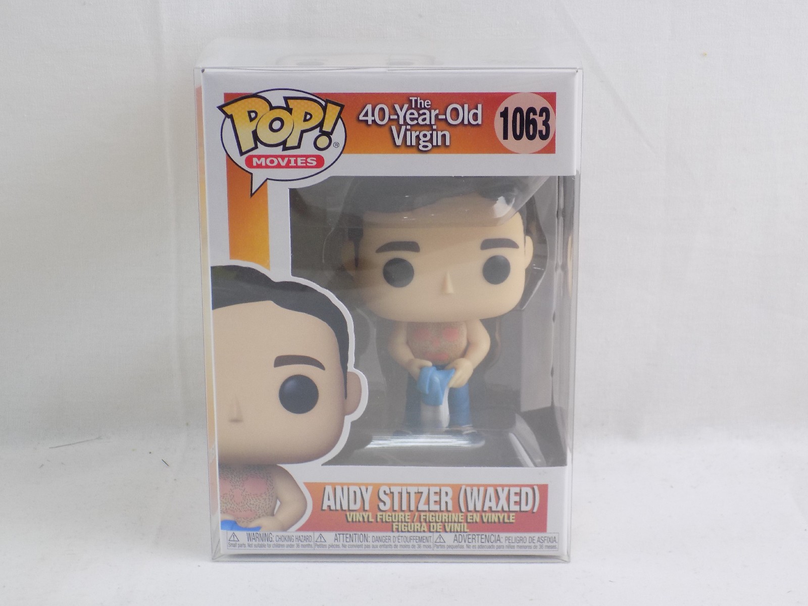 Brand New Funko Pop The 40 Year Old Virgin – ANDY STITZER (Waxed) #1063 ...