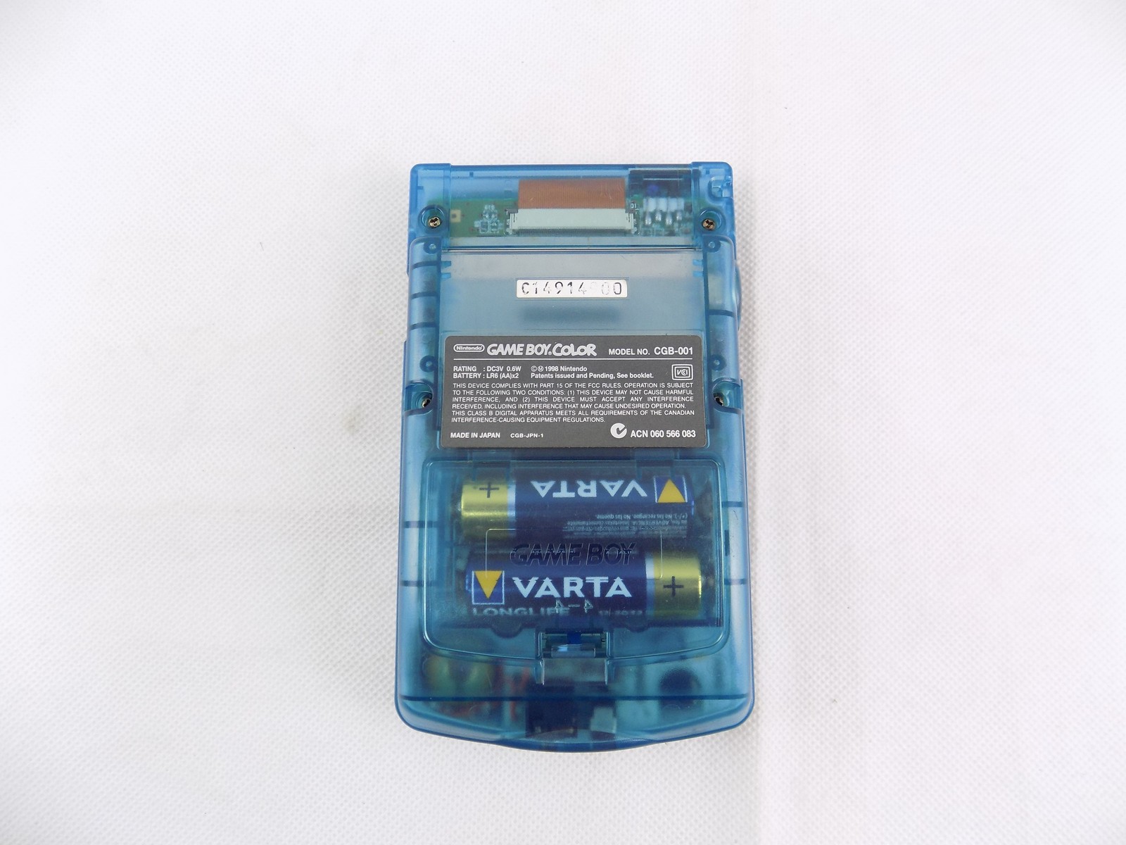 Grade A Nintendo GameBoy Game Boy Color Translucent Blue All Nippon ...