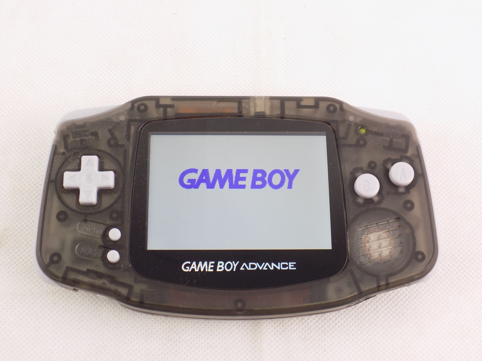 Grade A Nintendo Gameboy Game Boy Advance Clear Black Ips Screen 