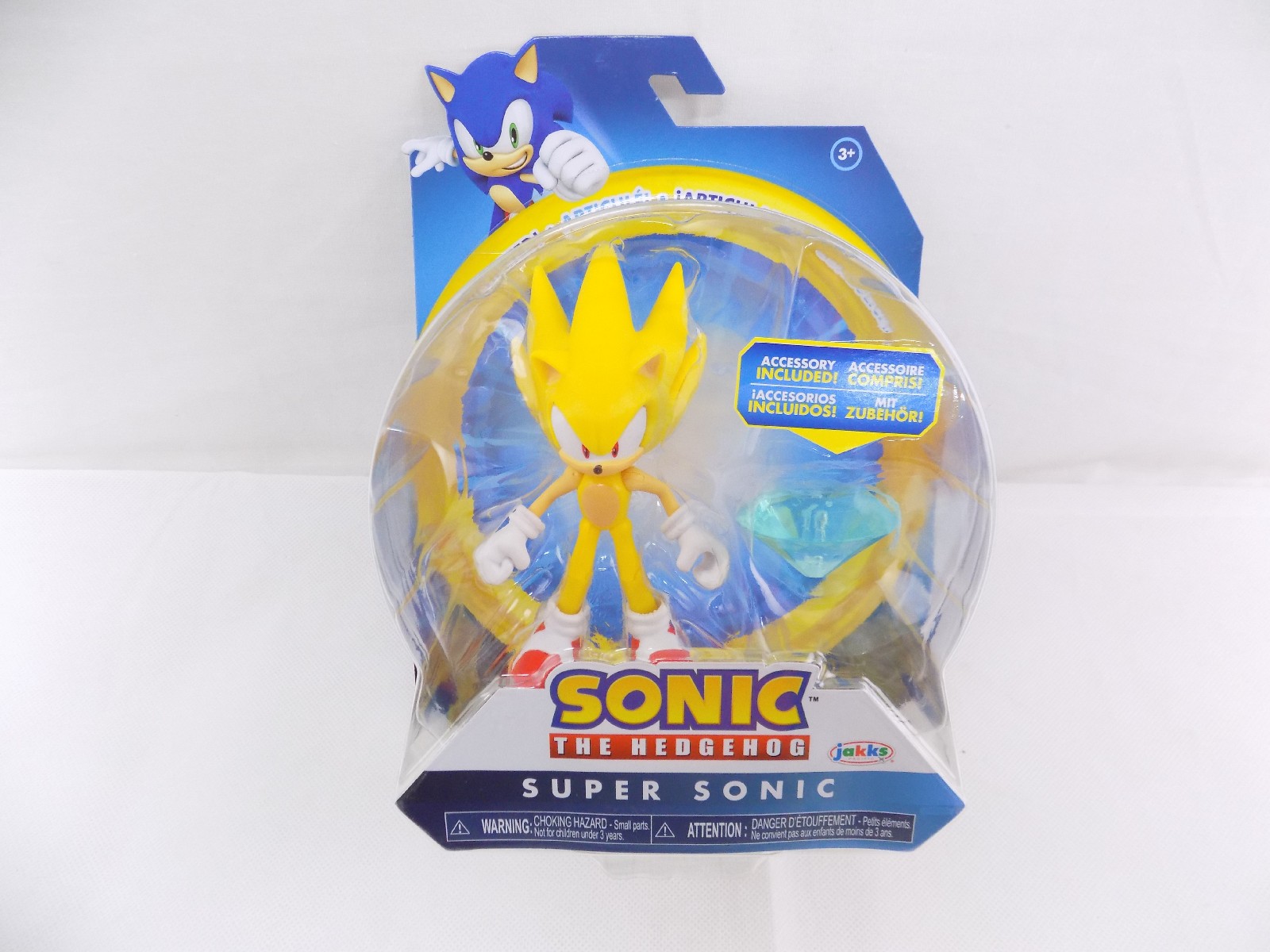 Brand New Sonic The Hedgehog Super Sonic with Chaos Emerald Figure ...