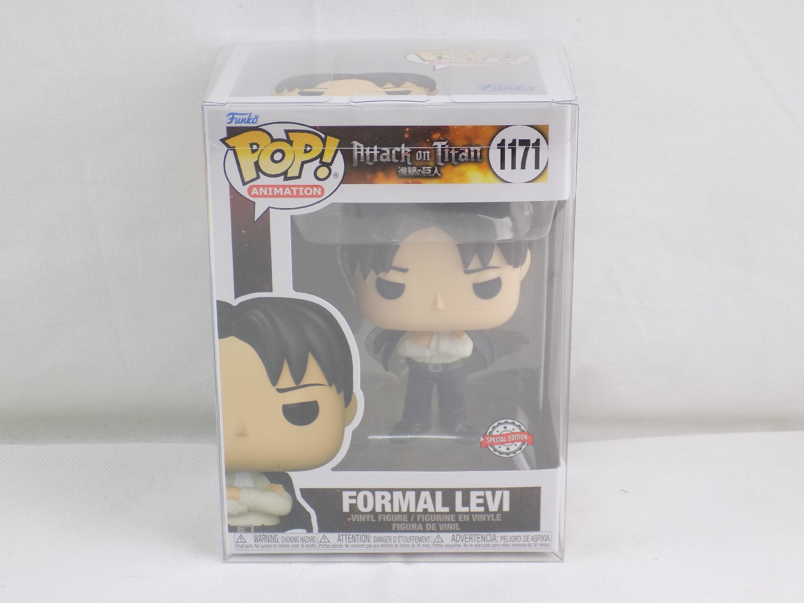 Brand New Funko Pop Formal Levi 1171 Attack On Titan Vinyl Figure ...