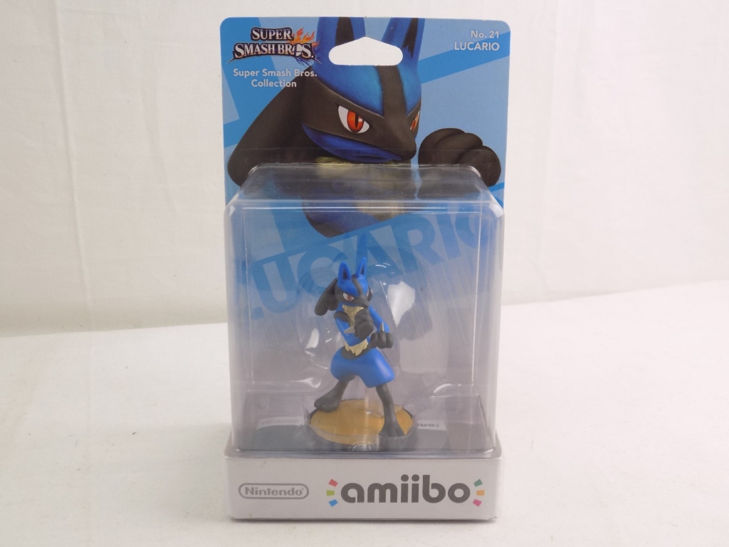 Boxed Nintendo Amiibo Lucario Super Smash Bros. - Starboard Games