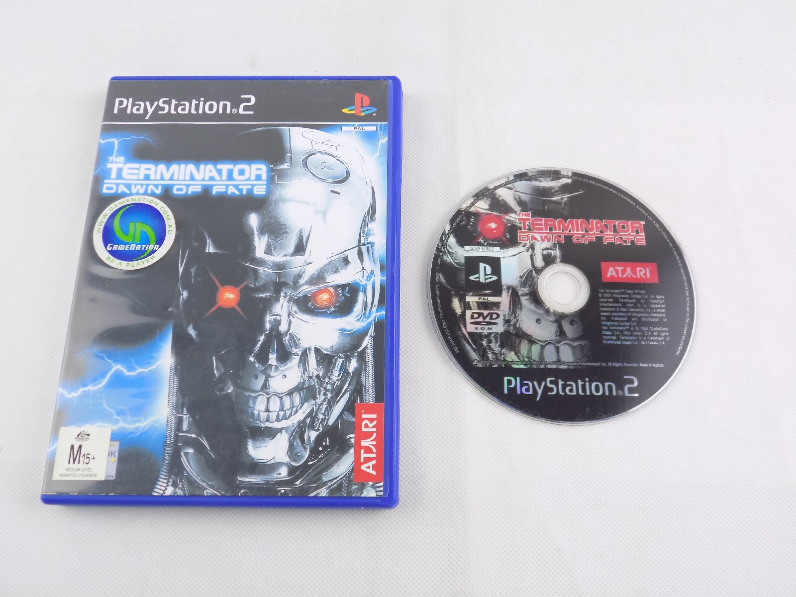 Mint Disc Playstation 2 Ps2 The Terminator Dawn Of Fate No Manual Free Postage Starboard Games 2442