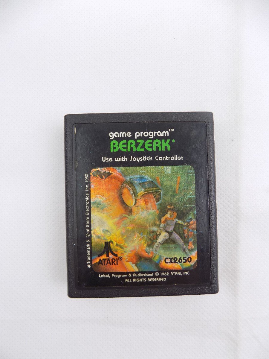 Berzerk Atari 2600 Cartridge