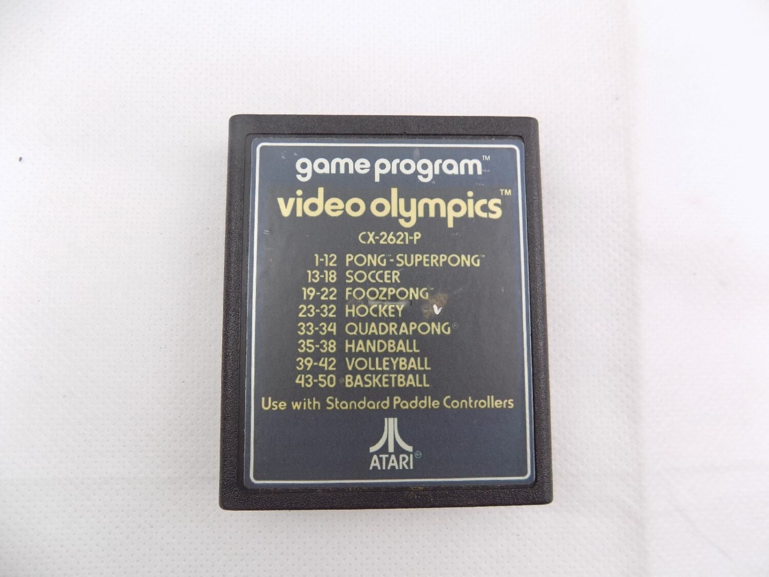 Video Olympics Atari 2600 Cartridge