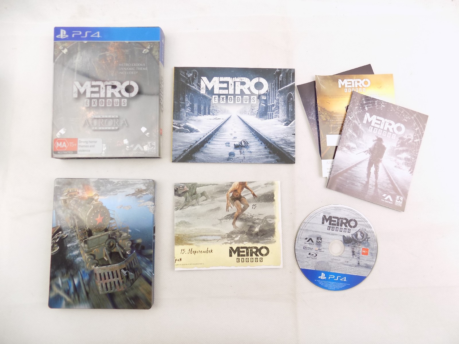 Metro exodus limited buy edition steelbook ps4