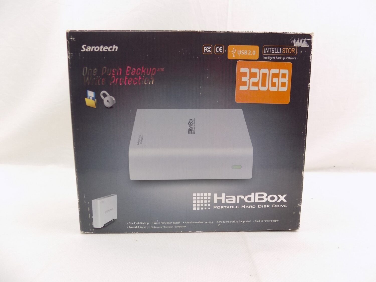 Boxed Sarotech HardBox Portable Hard Disk Drive 320GB