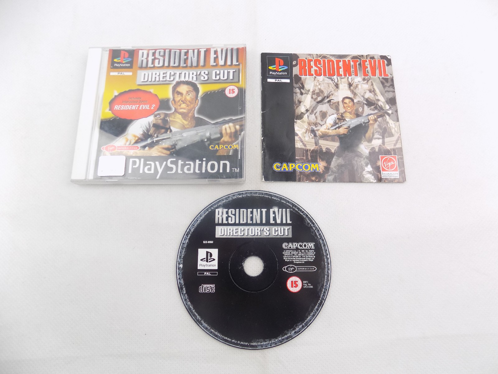 Mint Disc Playstation 1 Ps1 Resident Evil Director’s Cut – Inc Manual ...