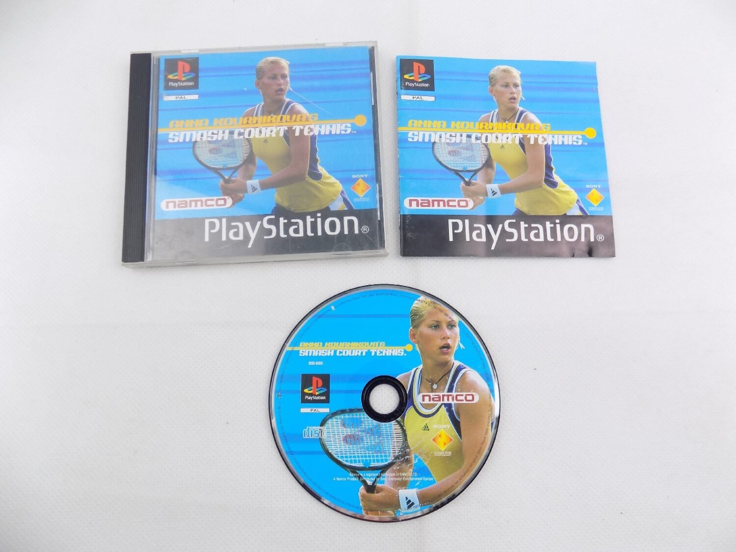 Mint Disc Playstation 1 Ps1 Anna Kournikova's Smash Court Tennis - Inc Manual