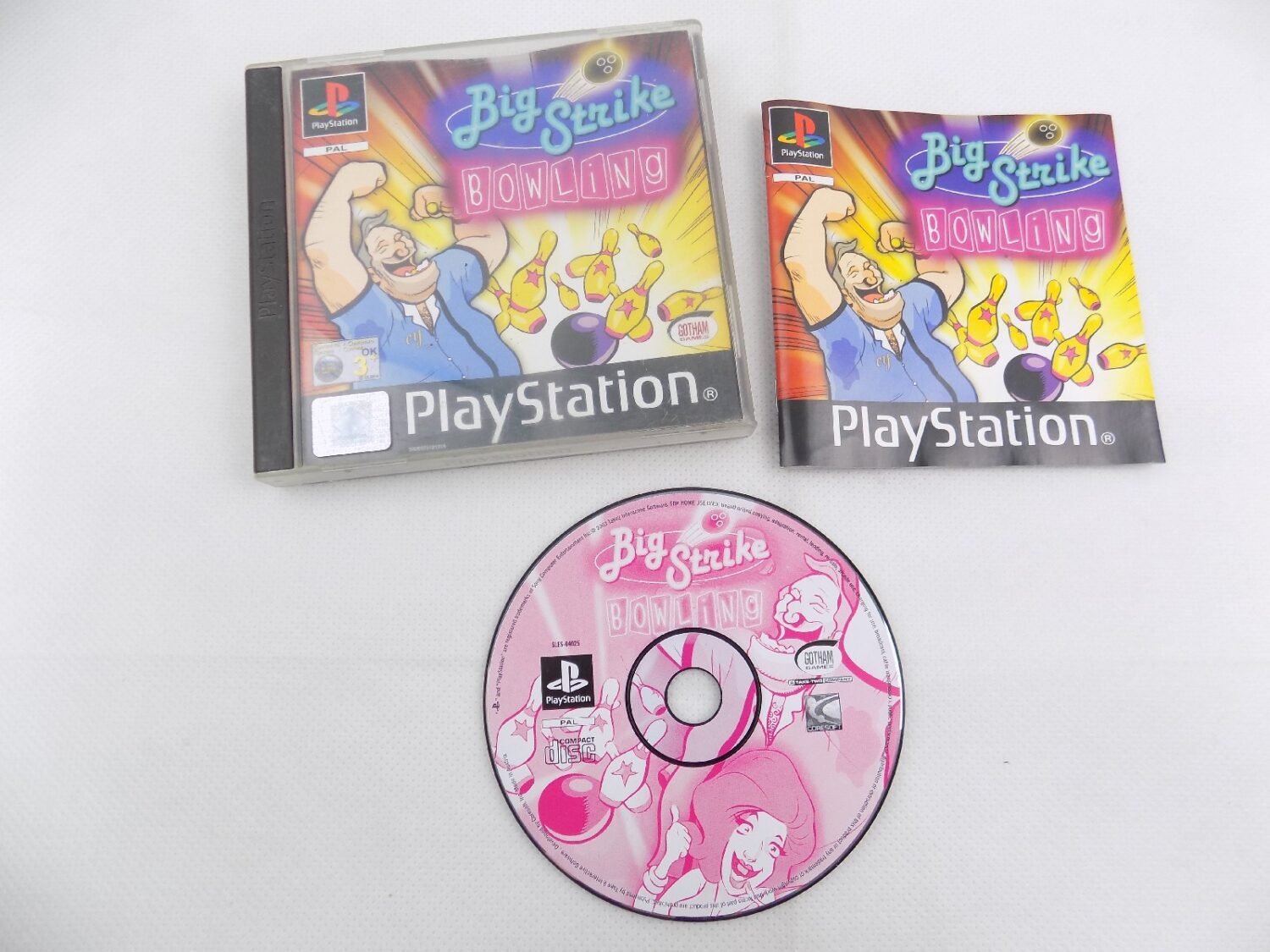 Mint Disc Playstation 1 Ps1 Big Strike Bowling - Inc Manual