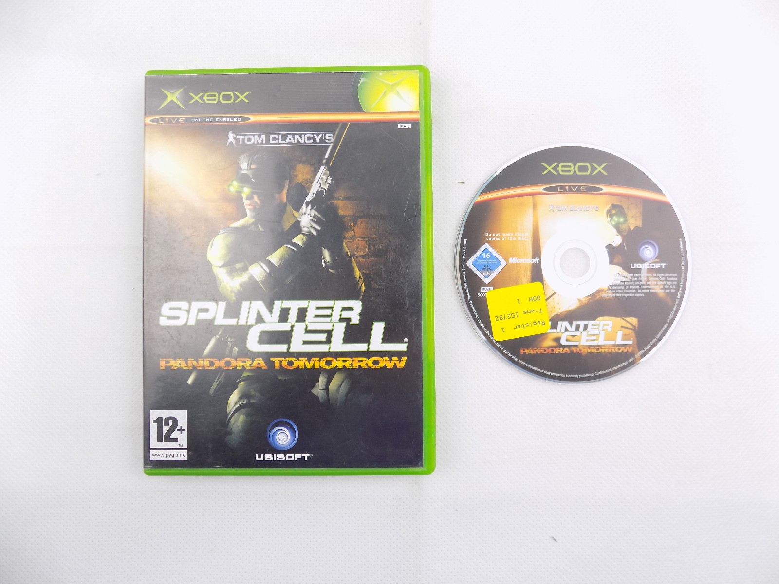 Mint Disc Xbox Original Tom Clancys Splinter Cell Pandora Tomorrow