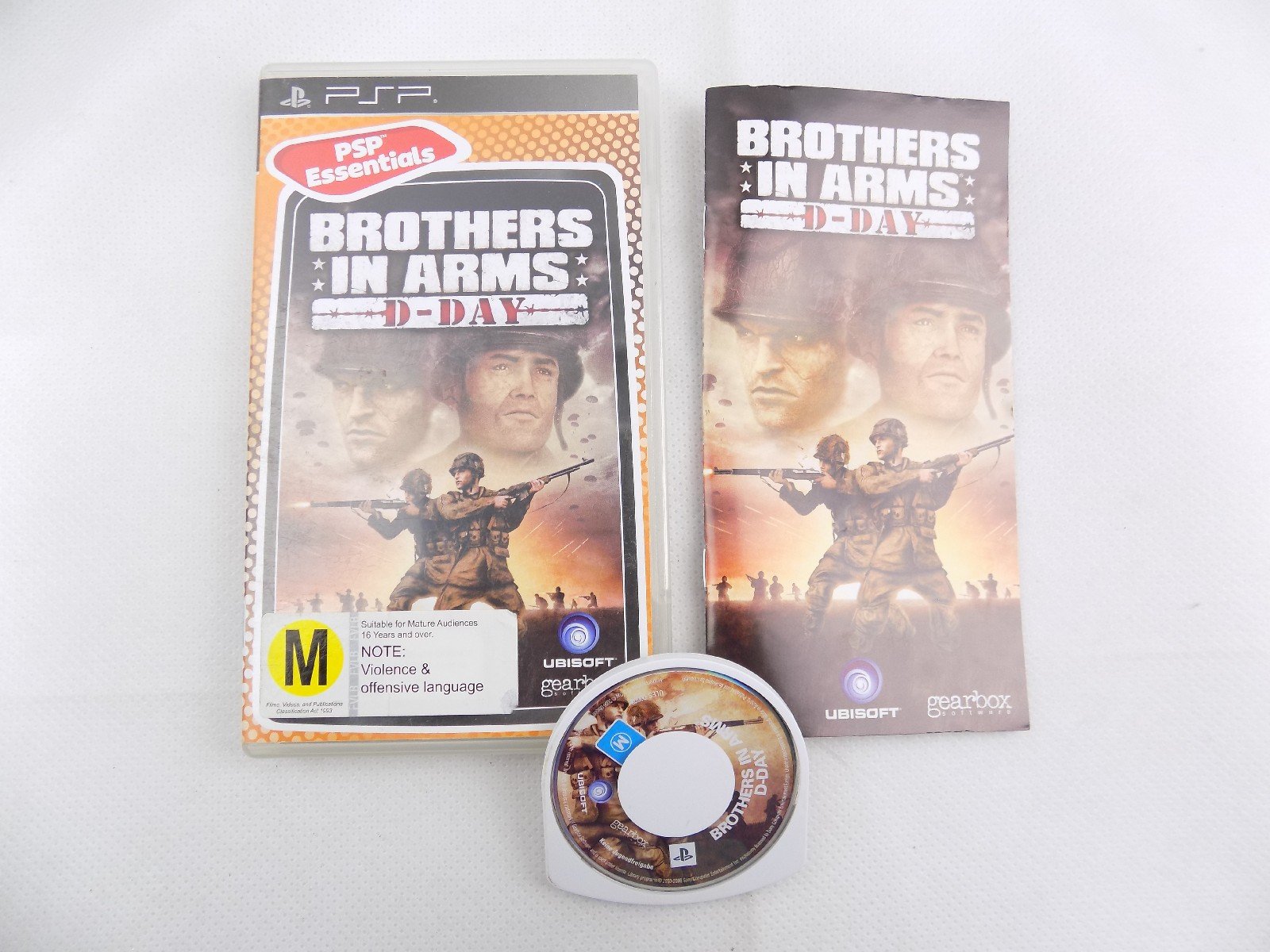 Playstation Portable PSP Brothers in Arms D-Day - Inc Manual