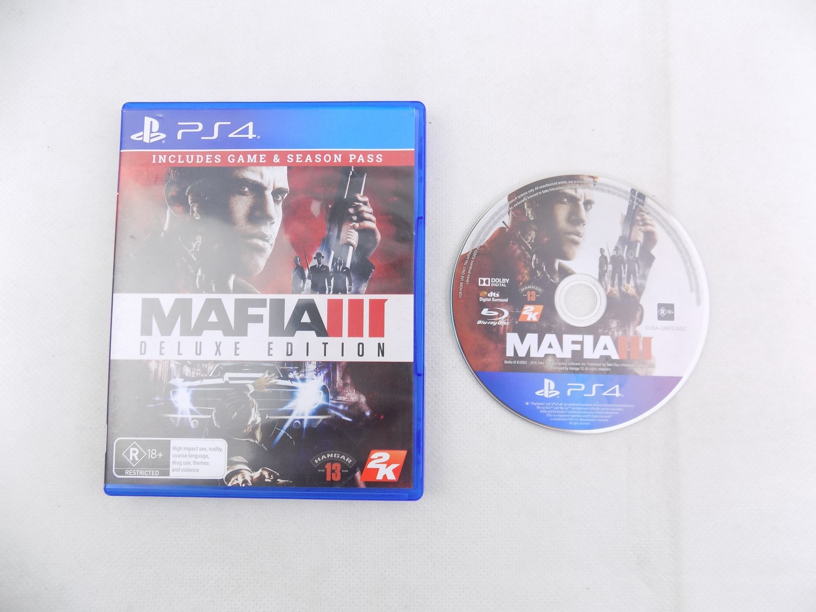 Mint Disc Playstation 4 Ps4 Mafia III 3 Deluxe Edition Free Postage ...