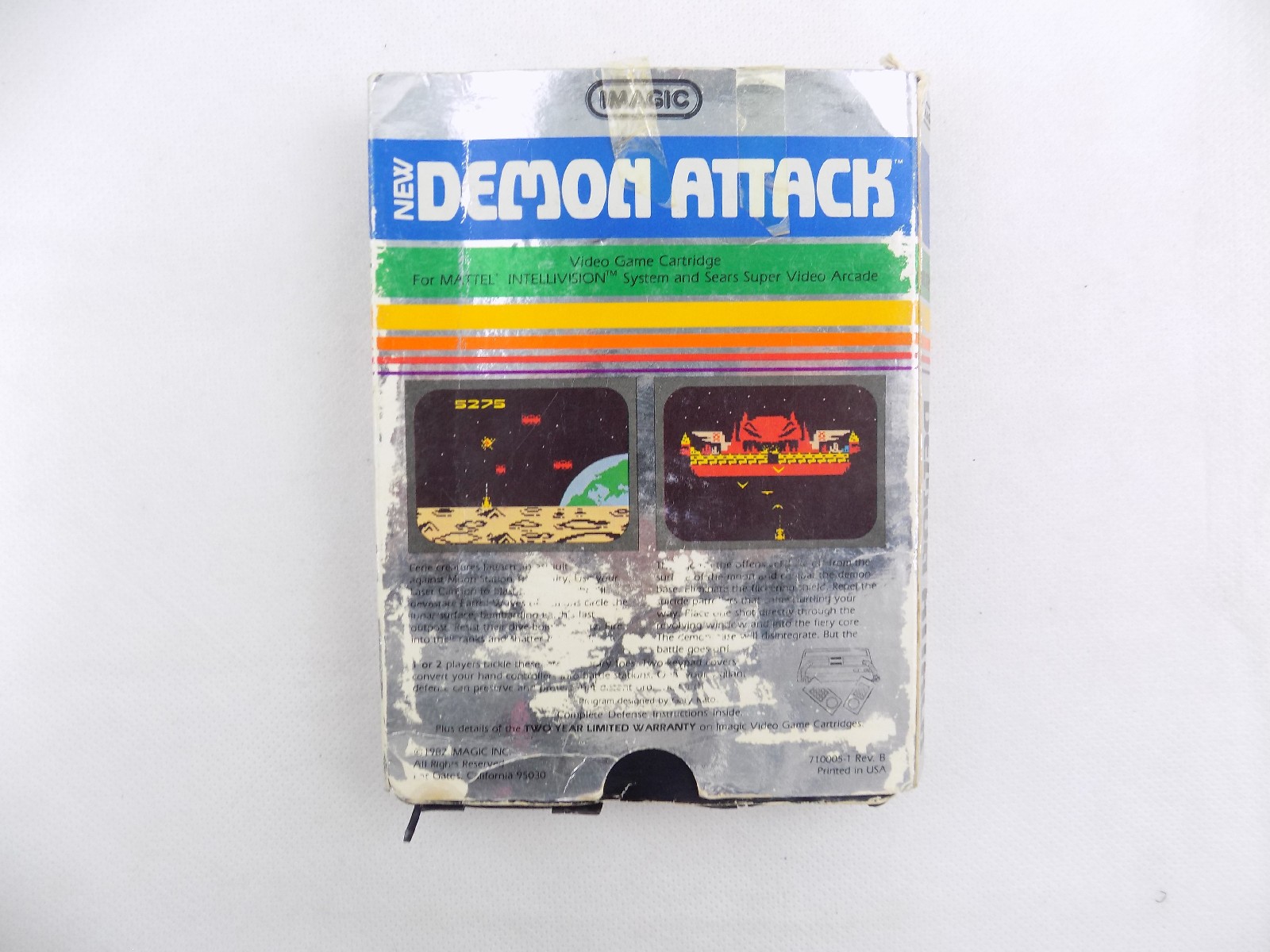 Atari 2600 Boxed New Demon Attack Game Cartridge Intellivision ...