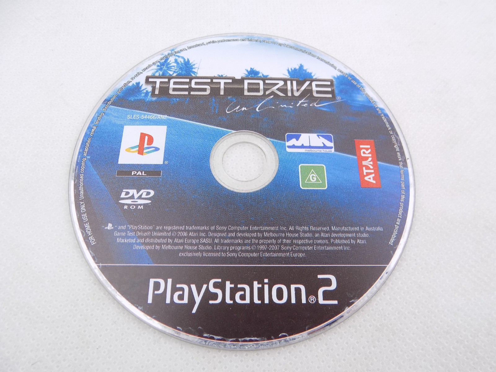 Mint Disc Playstation 2 Ps2 Test Drive Unlimited - Disc Only Free ...