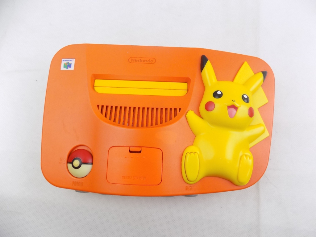 Official Pikachu Nintendo 64 Console Japanese Orange / Yellow ...