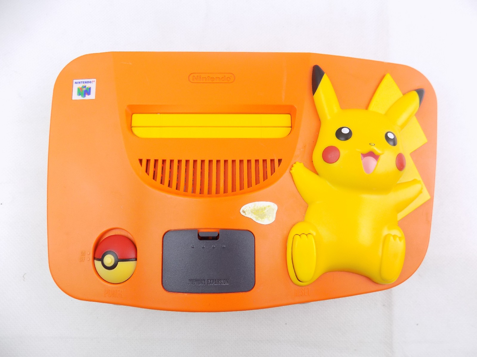 Official Pikachu Nintendo 64 Console Japanese Orange / Yellow Black ...