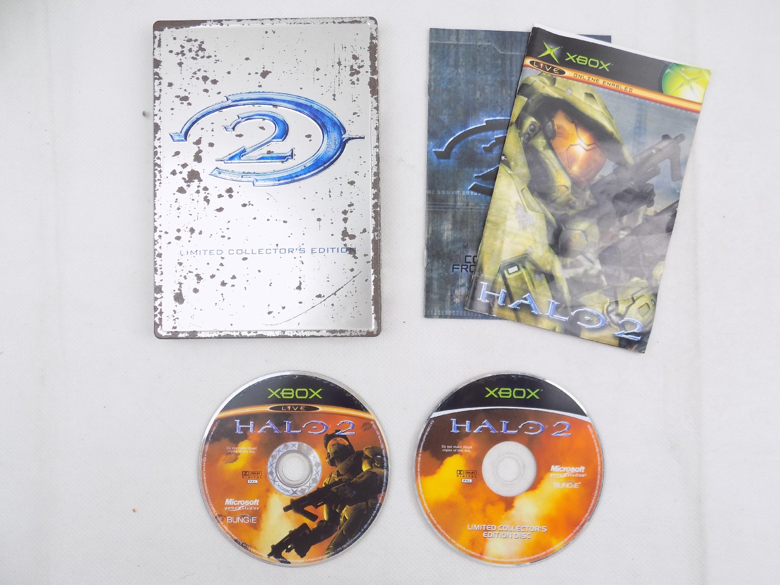 Mint Disc Xbox Original Halo 2 Steelbook Case – Inc Manual and ...