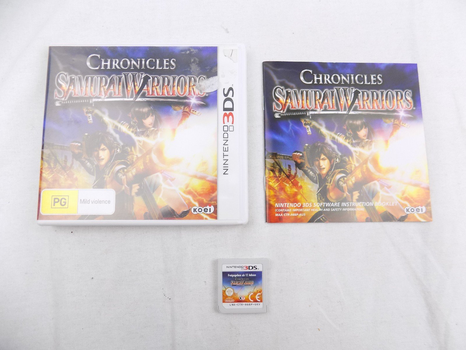 Like New Nintendo 3DS AUS PAL Chronicles Samurai Warriors